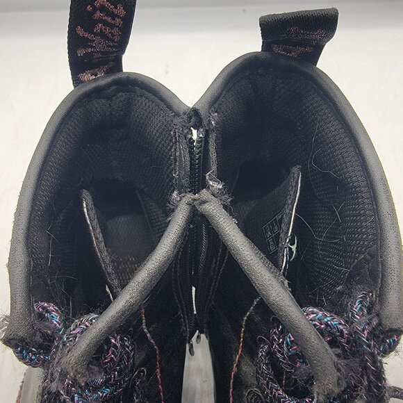 Dr Martens Doc Martens Kids Size 1 Black Sparkle Ray Boots Casual School Comfort - Picture 9 of 12